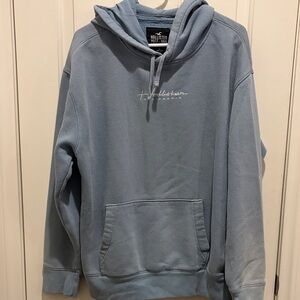 Hollister Light Blue Men's Hoodie